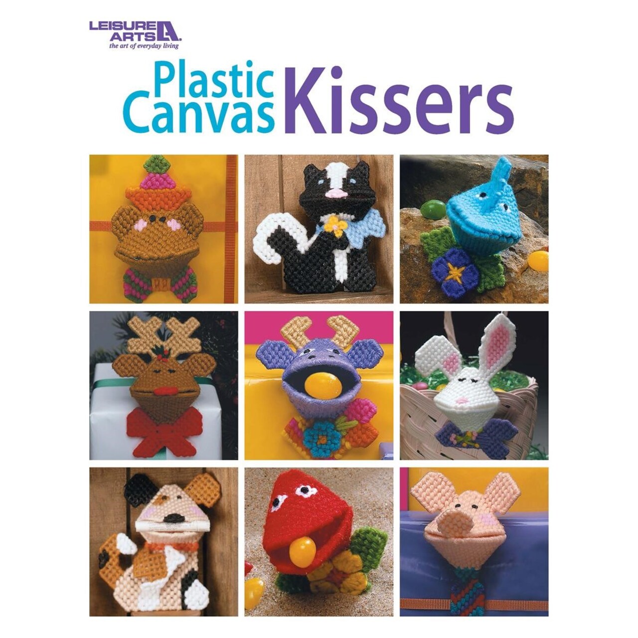 Leisure Arts Plastic Canvas Kissers Book, Plastic Canvas Books And Patterns, Patterns, Books, Crafts, 32 Pages, Soft Cover